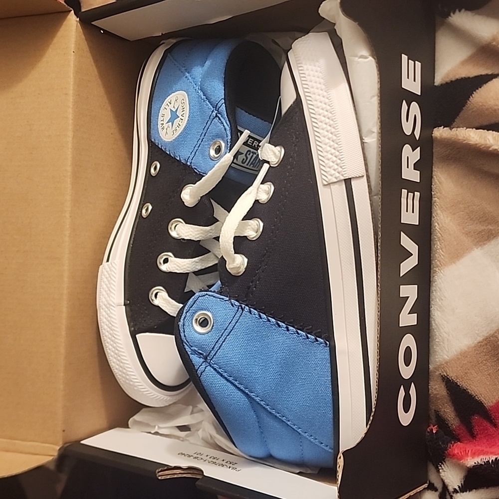 Converse boys blue sneakers  size 1